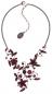 Preview: Twisted Flowers necklace in red/antique copper (large) - Konplott